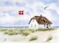 Preview: Postkarte DIN-A6 Haus am Strand DK13